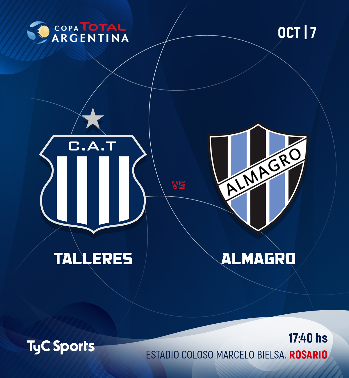 ¿Dónde juega Talleres Copa Argentina