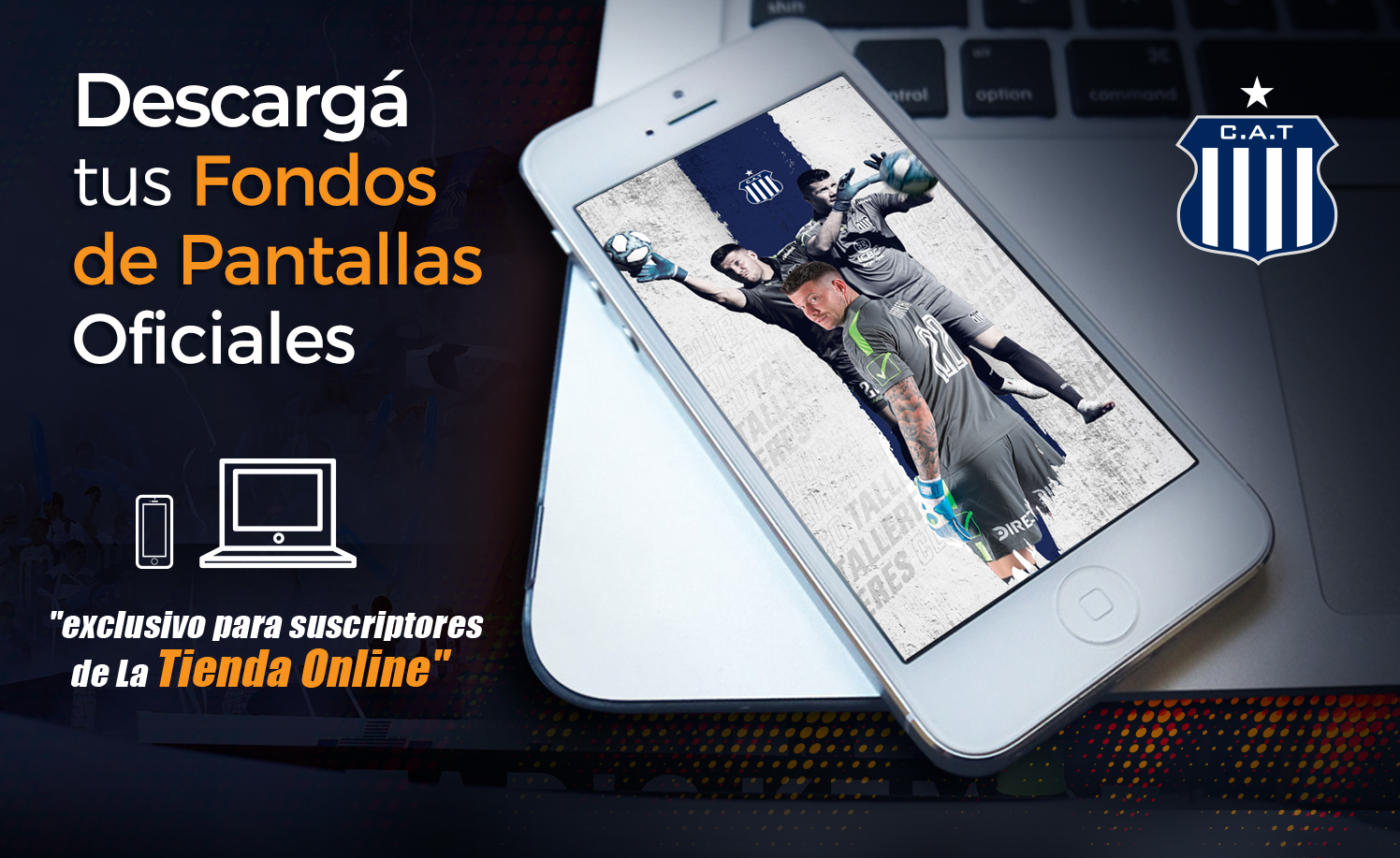 Descargá tus fondos de pantalla Albiazules para tu PC y Celular - Club  Atlético Talleres